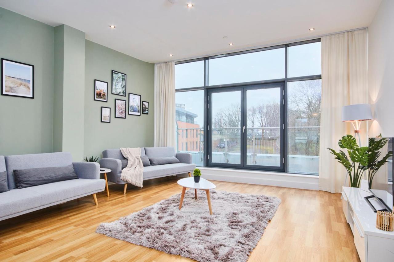 Ferienwohnung Large Duplex Penthouse - Parking Leeds  Exterior foto